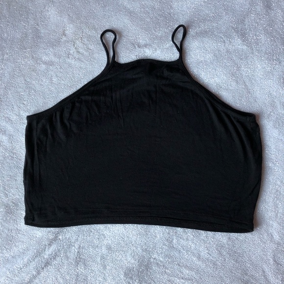 Black Crop Top - Picture 2 of 2